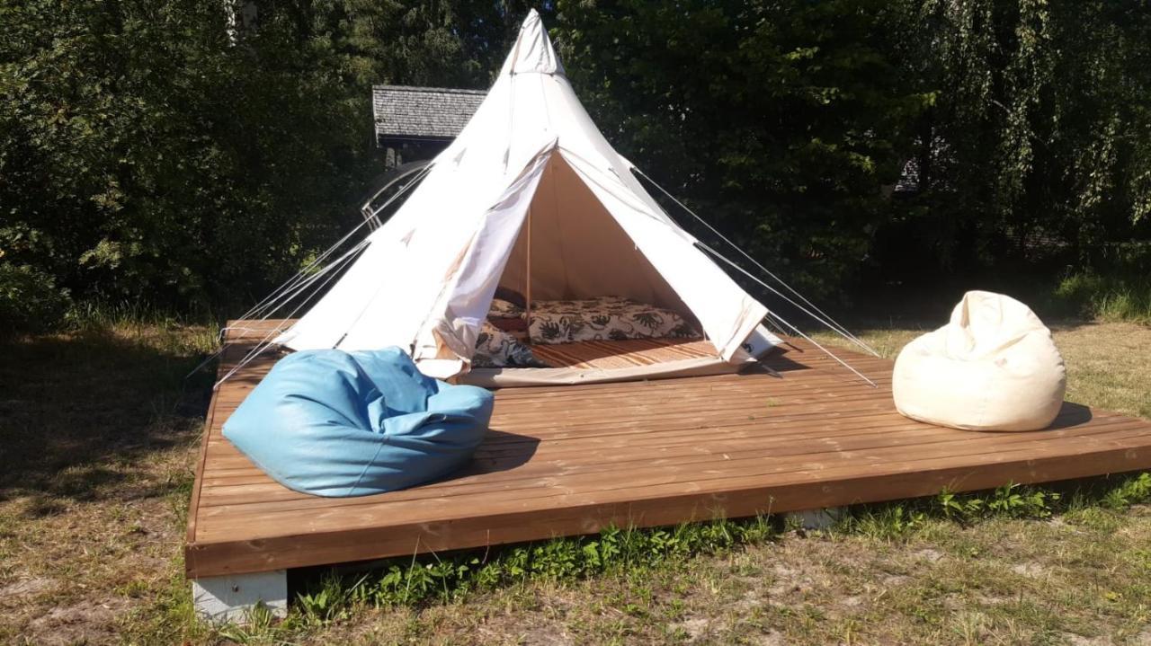 Glamping Fluffy Horns - Glempings Pukainie Ragi Plieņciems Exterior foto