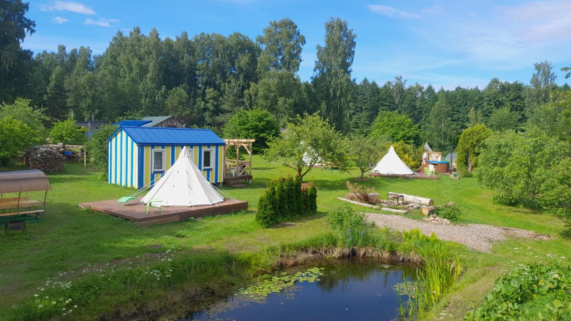 Glamping Fluffy Horns - Glempings Pukainie Ragi Plieņciems Exterior foto